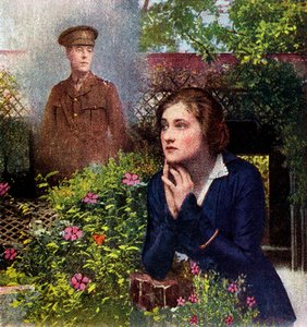 Quand tu rentres à la maison - carte postale de la Première Guerre mondiale