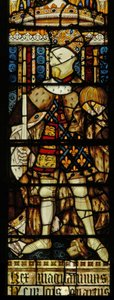 Vitrail représentant le roi Henri IV - Unbekannter Künstler