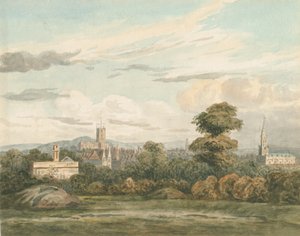 Wolverhampton - Vue du sud : peinture à l