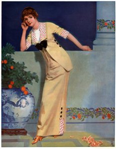 Femme en 2700. (Illustration, vers 1910)