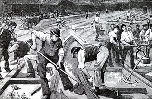Travaux en cours à la gare de Plymouth - Unbekannt