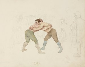 Match de lutte, Northumberland, c.1805-1820 - Unbekannt