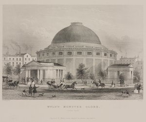 Le globe monstrueux de Wyld, Leicester Square, Londres
