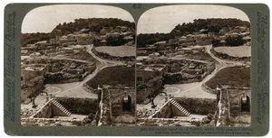 Ancienne ville royale de Samarie, où Philippe prêchait le Christ, vue vers l