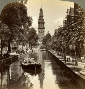 Canal, Amsterdam, Pays-Bas