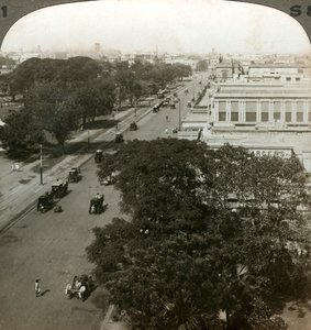 Chowringhee Road, Calcutta, Inde, c1900s - Underwood and Underwood