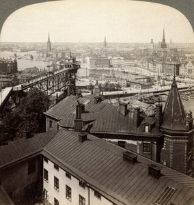 Paysage urbain, Stockholm, Suède