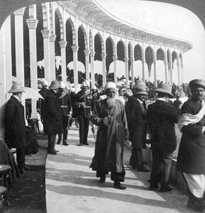 Rassemblement au grand amphithéâtre du Durbar, Delhi, Inde, 1903 - Underwood and Underwood