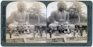 Grand Bouddha en bronze, Kamakura, Japon, 1904