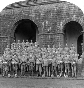 Compagnie H, Régiment Royal Warwickshire, Belgaum, Inde, années 1900