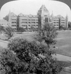 Haute Cour et extrémité nord de Rotten Row, Bombay, Inde, 1903