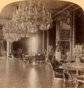 Dans la résidence somptueuse du roi Oscar II, Palais Royal de Stockholm, Suède - Underwood and Underwood