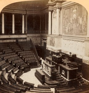 Intérieur de la Chambre des députés, Paris, France - Underwood and Underwood
