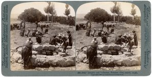 Puits de Joseph, Dothan, Palestine, 1900 - Underwood and Underwood
