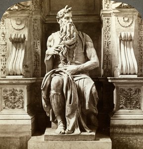 Statue de Moïse de Michel-Ange, Église de San Pietro in Vincoli, Rome, Italie