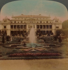 Jardins de Palm, Francfort, Allemagne, 1894 - Underwood and Underwood