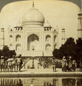 Taj Mahal, Agra, Uttar Pradesh, Inde - Underwood and Underwood
