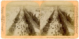 Les Champs-Élysées, Paris, France, 1894 - Underwood and Underwood