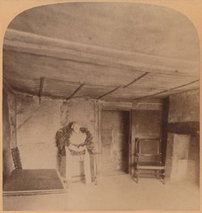 La chambre où Shakespeare est né, Stratford-on-Avon, Angleterre, 1900 - Underwood and Underwood