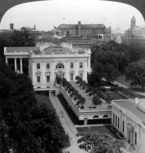 La Maison Blanche, Washington DC, États-Unis - Underwood and Underwood