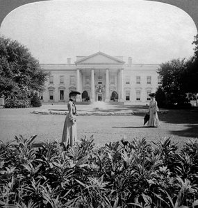La Maison Blanche, Washington DC, États-Unis, fin du 19ème siècle - Underwood and Underwood