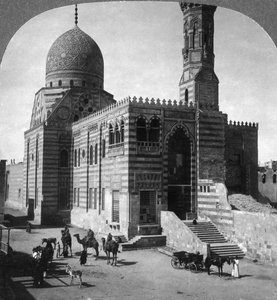 Mosquée-tombeau du Sultan Kait Bey, Le Caire, Égypte, 1905