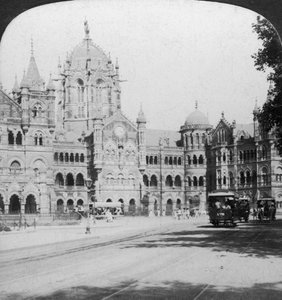 Gare Victoria Terminus, Bombay, Inde