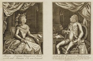 Marie-Antoinette et Louis XVI - Unidentified