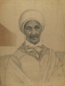 Vieille femme au turban