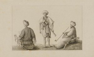 Trois hommes en turbans - Unidentified