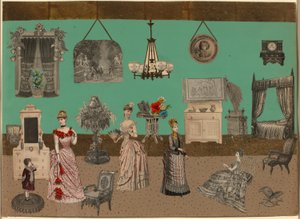 Sans titre (collage victorien) - Unidentified
