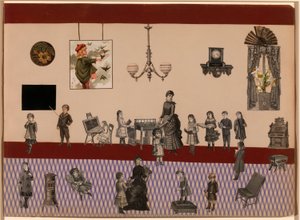 Sans titre (collage victorien) - Unidentified
