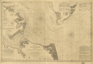 Baie de Chesapeake, feuille n° 1, York River, Hampton Roads, entrée de Chesapeake ... LOC 99447134