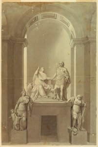 Monument sépulcral du cardinal Henri York (1725-1807) et de Charles Édouard Stuart, le « Jeune Prétendant » (1720-1788) - Unknown