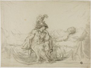Achille pleurant Patrocle - Unknown