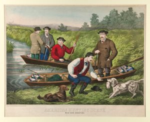 Scène de chasse américaine