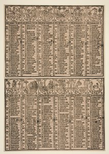 Calendrier de Johann von Gemund