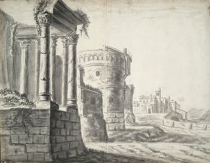 Ruines classiques et autres bâtiments - Unknown