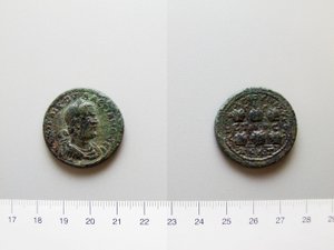 Pièce de Valérien, empereur de Rome ; Gallien, empereur de Rome d