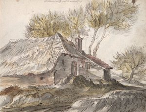 Cottage (recto); Abri (verso) - Unknown