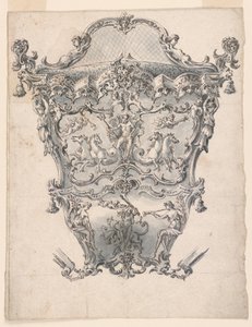 Conception pour un panneau arrière de carrosse - Unknown