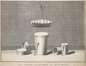 Divers instruments de musique des Moluquois - Unknown