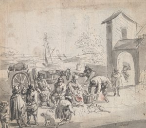 Scène de port