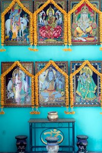 Divinités hindoues, temple Sri Thenday Yutthapani, Ho Chi Minh-Ville, Vietnam - Unknown