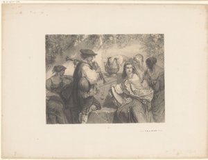 Musiciens italiens près d