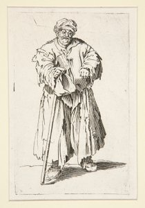 Le mendiant obèse aux yeux baissés - Unknown