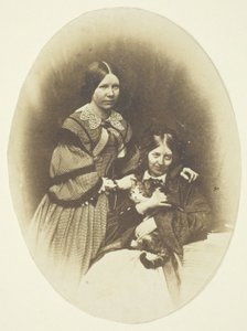 Mme Craik tenant un chat - Unknown