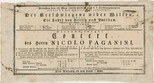Niccolo Paganini - affiche - Unknown