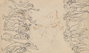 Nus jouant à colin-maillard - Unknown