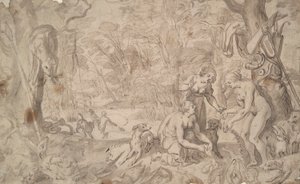 Nymphes dans le bois - Unknown